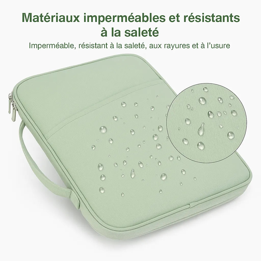 Perméabilité d'un housse à ordinateur