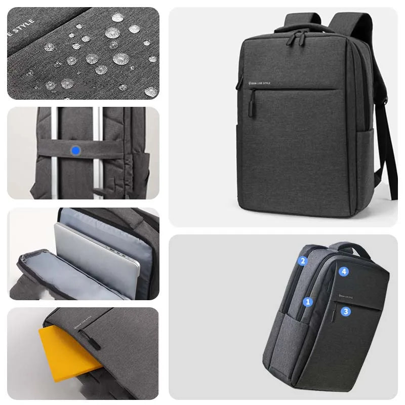 Sac à dos ordinateur portable gris foncé