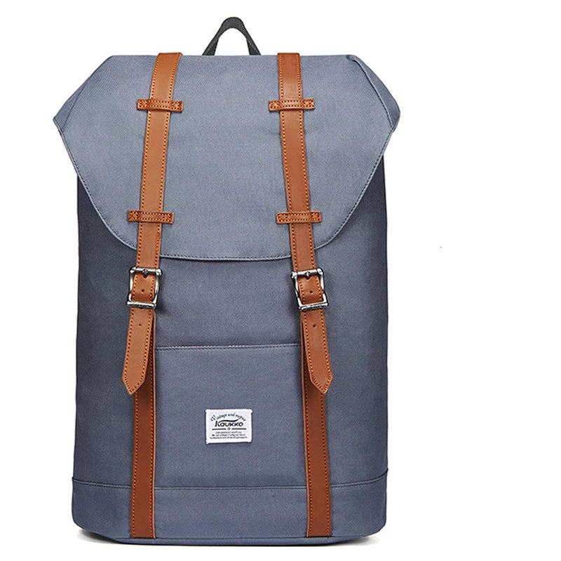 Sac à dos ordinateur femme vintage gris