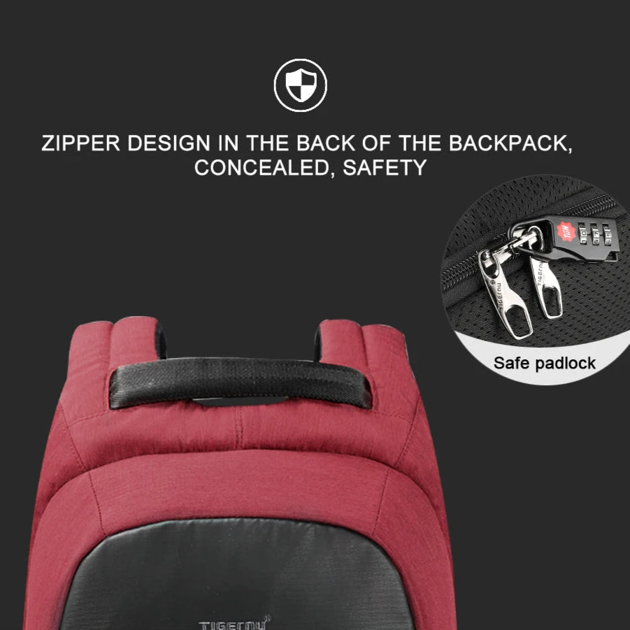 Sac antivol rouge