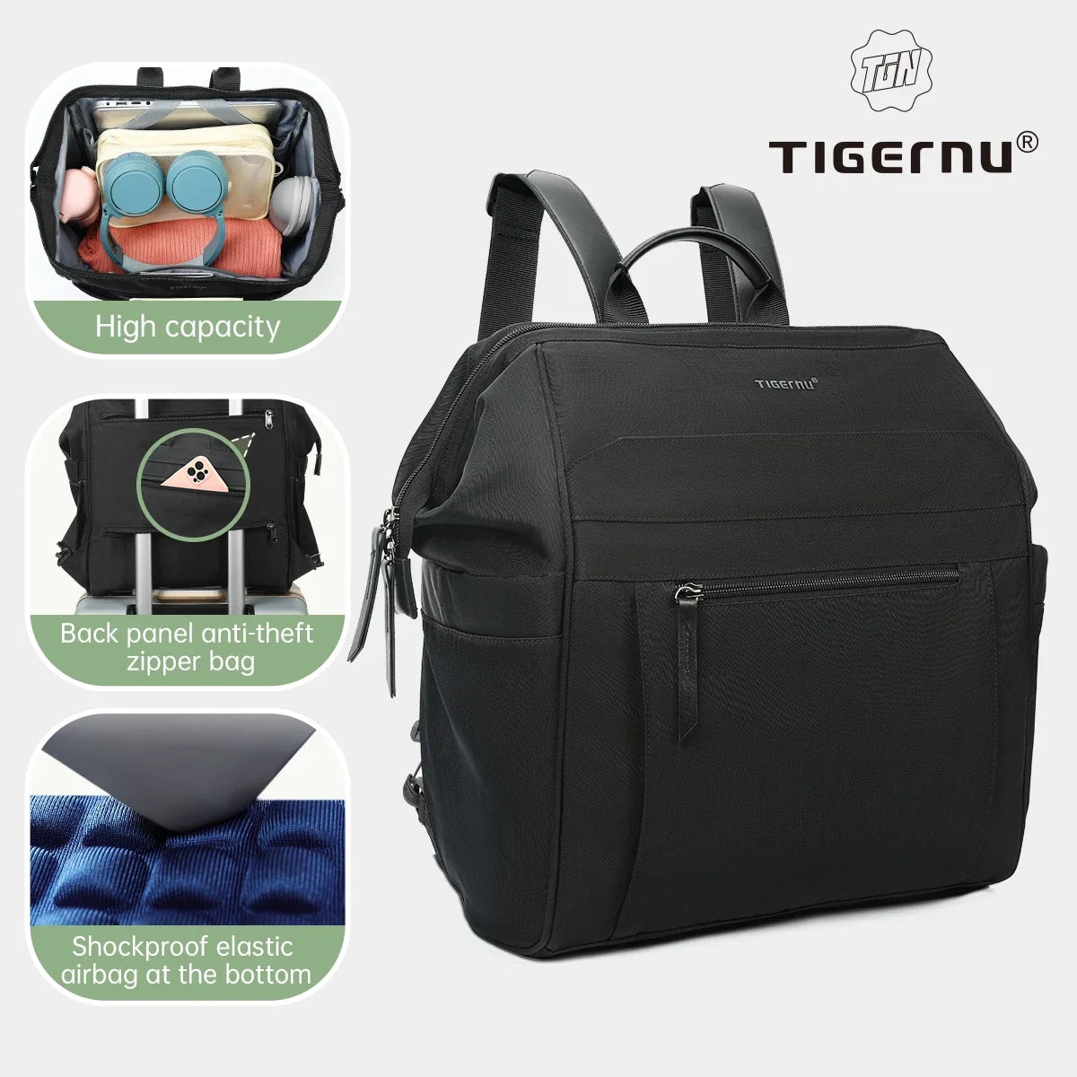 Sac ordinateur pour voyage couleur noir