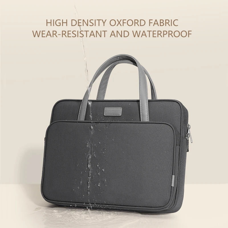 sac femme ordinateur gris impermeable