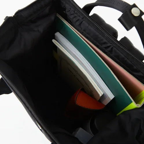Sac ordinateur antivol noir ouvert