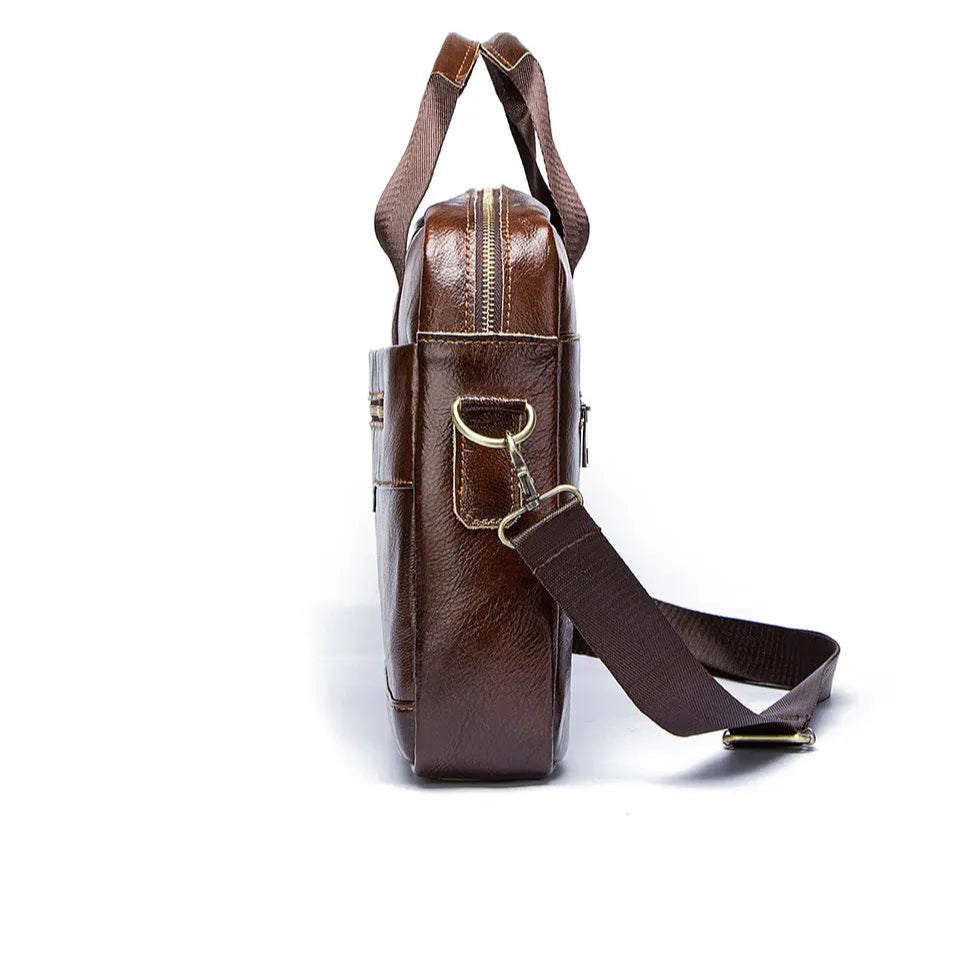 Sacoche ordinateur cuir