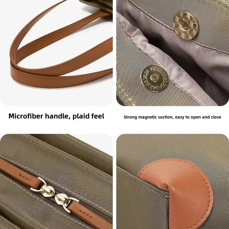 Détail du sac ordinateur femme élégants