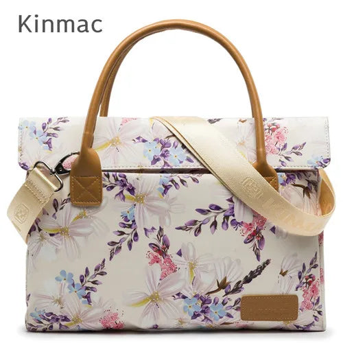 Sacoche ordinateur pour femme fleural