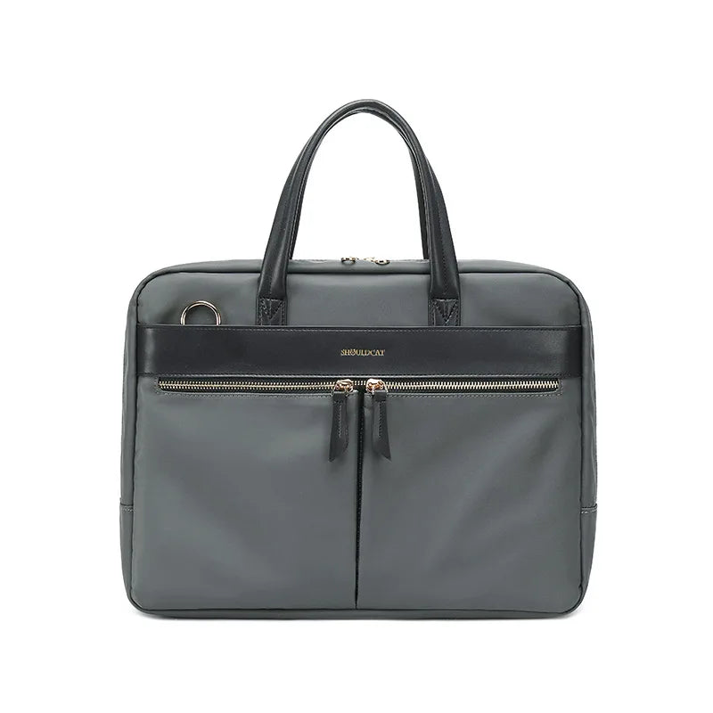 Sacoche ordinateur femme gris