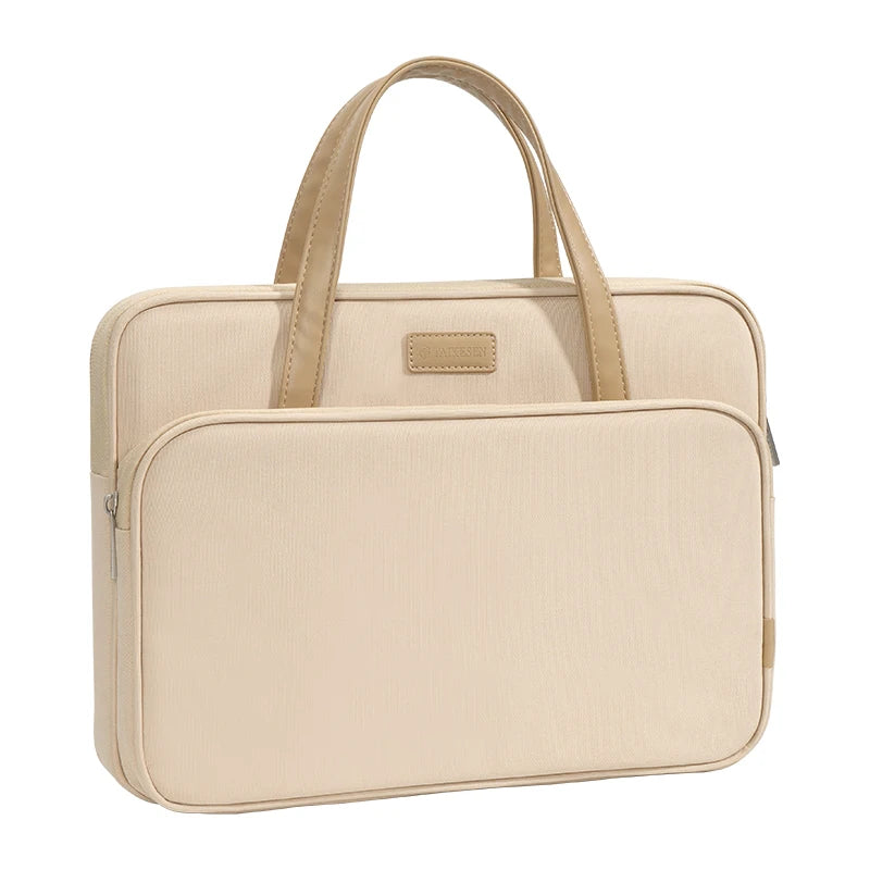 Sac ordinateur femme design kaki