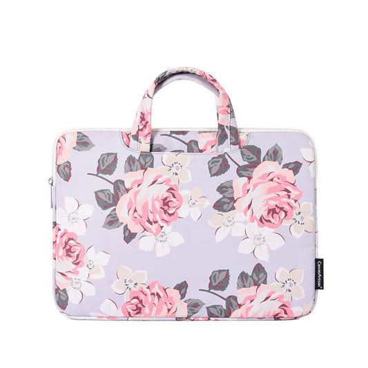 Sac ordinateur pour femme avec des roses  