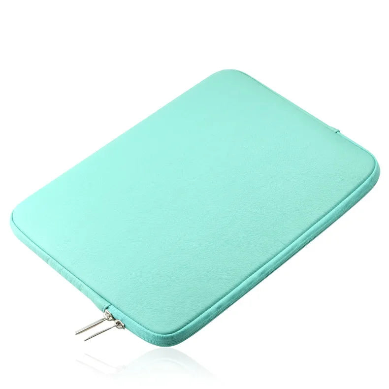 Housse d ordinateur vert fluo 