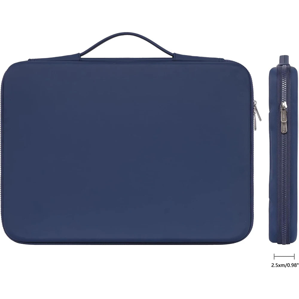 Sacoche ordinateur bleu marine 