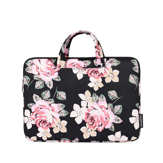 Pochette d'ordinateur fleural 