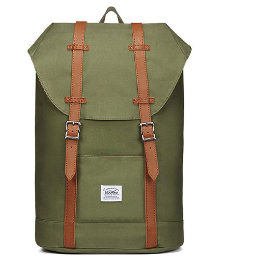 Sac à dos ordinateur femme vintage vert 