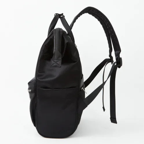 Sac à dos ordinateur noir de profil