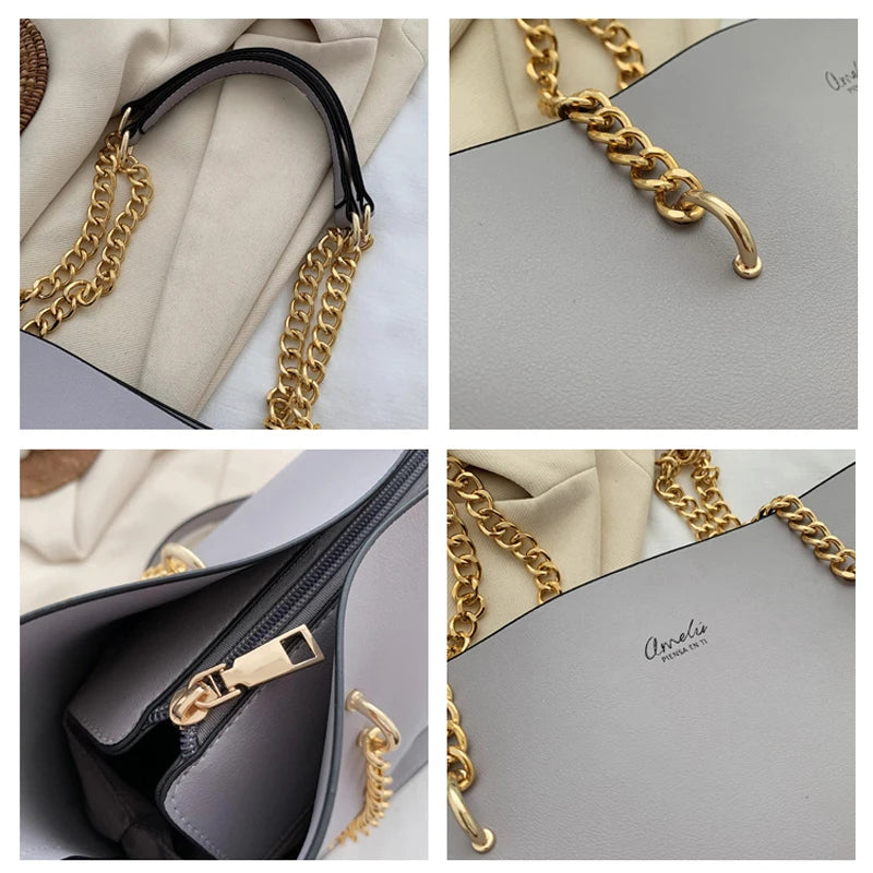Sac elegant femme or